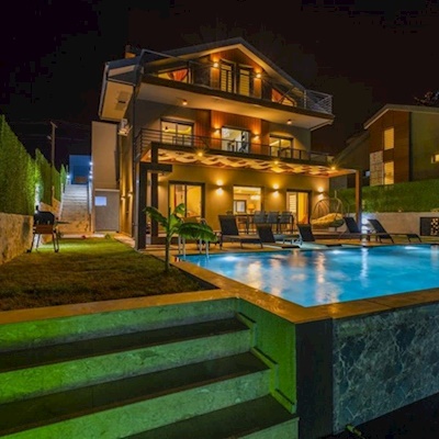 Satılık 3 ayrı müstakil villa tek fiyat fethiye ölüdeniz ovacık 