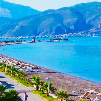 Satılık 1+1 eşyalı daire fethiye çalış plajında